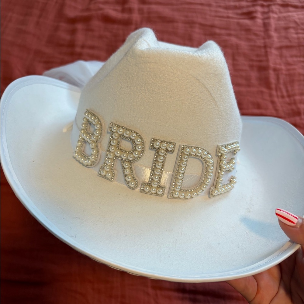 Bridal cowboy hat BNWOT